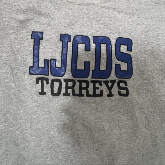 Men’s Medium La Jolla Country Day School Torreys LJCDS Crewneck Sweatshirt JIT30 - Picture 2 of 4